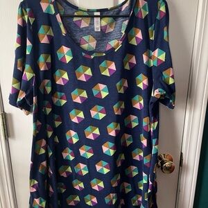 Multicolor Geometric T-Shirt